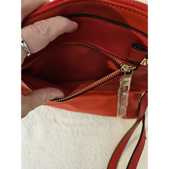 Aldo Red Purse Handbag with adjustable strap  10" x 11" - Picture 7 of 11